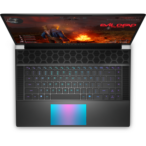 Laptop Gaming Dell Alienware x16 R1, 16 inch QHD+ G-Sync, Intel Core i9 13900HK, 32GB DDR4, 1TB SSD, GeForce RTX 4090 16GB, Win 11 Pro, Lunar Silver, 3Yr Premium Support