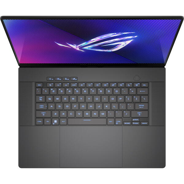 Laptop Gaming Asus ROG Zephyrus G16, 16 inch OLED GU605MZ, 2.5K 240Hz G-Sync, Intel Core Ultra 9 185H, 32GB DDR5X, 1TB SSD, GeForce RTX 4080 12GB, Eclipse Gray