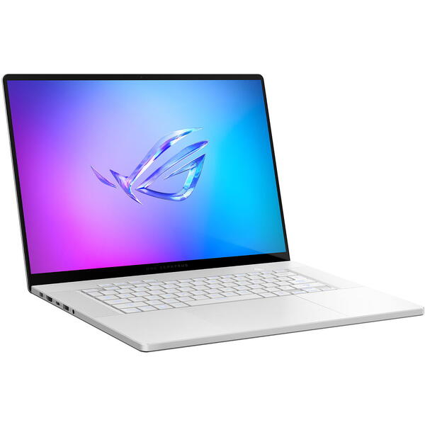 Laptop Gaming Asus ROG Zephyrus G16 GA605WV, 2.5K OLED 240Hz, AMD Ryzen AI 9 HX 370, 32GB LPDDR5X, 1TB SSD, GeForce RTX 4060 8GB, Win 11 Home, Platinum White