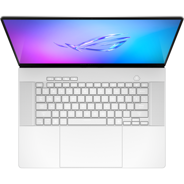 Laptop Gaming Asus ROG Zephyrus G16 GA605WV, 2.5K OLED 240Hz, AMD Ryzen AI 9 HX 370, 32GB LPDDR5X, 1TB SSD, GeForce RTX 4060 8GB, Win 11 Home, Platinum White