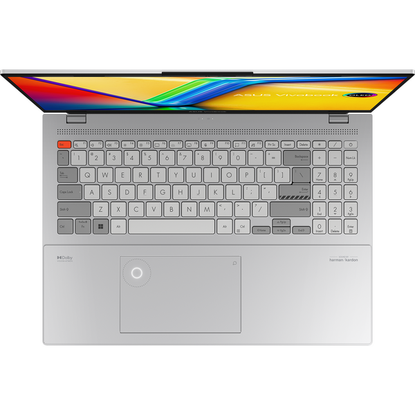 Laptop Asus Vivobook Pro 16X K6604JI, 16 inch 3.2K OLED, Intel Core i9-13980HX, 32GB DDR5, 1TB SSD, nVidia GeForce RTX 4070 8GB, Argintiu