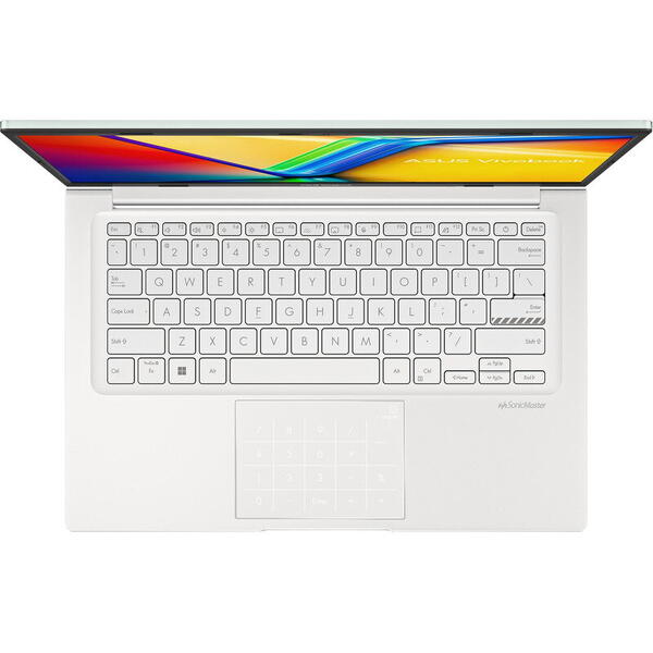 Laptop Asus Vivobook 14 F1404VA, 14 inch FHD, Intel Core i7-1355U, 16GB DDR4, 1TB SSD, Intel Iris Xe, Win 11 Home, Vanilla Basil