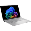 Laptop Asus Vivobook S 15 OLED S5507QA, 15.6 inch 3K 120Hz, Qualcomm Snapdragon X Plus X1P-42-100, 16GB LPDDR5X, 1TB SSD, Qualcomm Adreno, Win 11 Home, Cool Silver