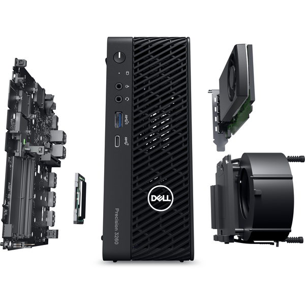 Sistem Brand Dell Precision 3260 CFF, Intel Core i7-13700 2.1GHz, 16GB RAM, 512GB SSD, nVidia T400 4GB, Windows 11 Pro