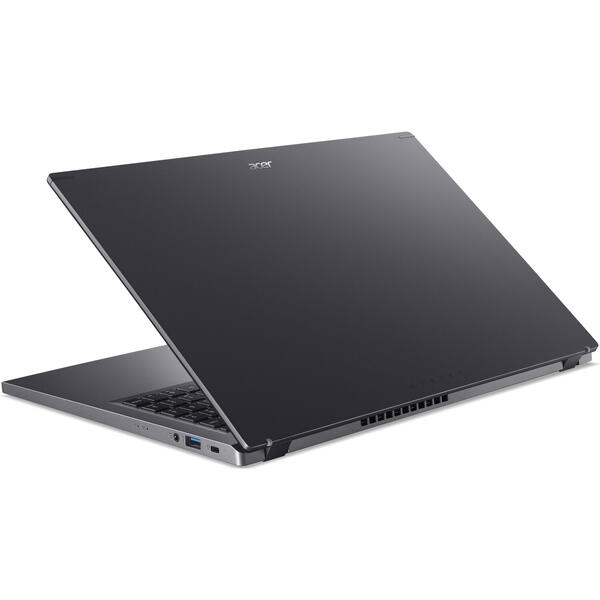 Laptop Acer Aspire 5 A515-48M, 15.6 inch FHD IPS, AMD Ryzen 5 7430U, 16GB LPDDR4X, 512GB SSD, AMD Radeon, Steel Gray