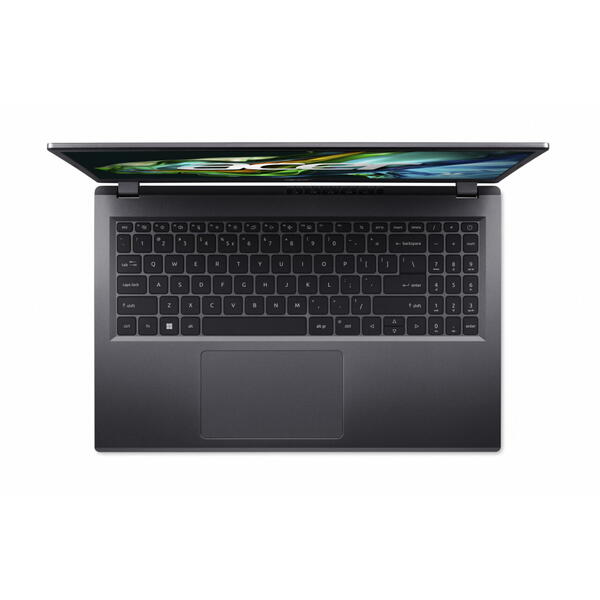 Laptop Acer Aspire 5 A515-48M, 15.6 inch FHD IPS, AMD Ryzen 5 7430U, 16GB LPDDR4X, 512GB SSD, AMD Radeon, Steel Gray