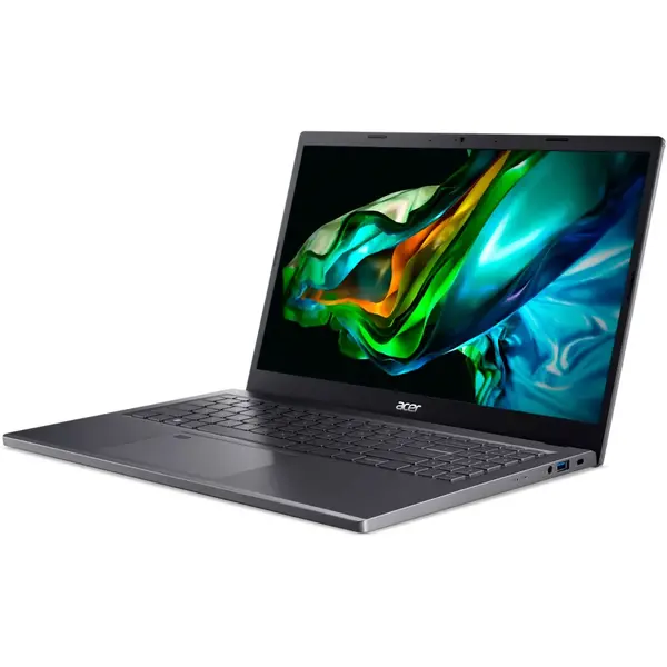 Laptop Acer Aspire 5 A515-48M, 15.6 inch FHD IPS, AMD Ryzen 5 7430U, 16GB LPDDR4X, 512GB SSD, AMD Radeon, Steel Gray