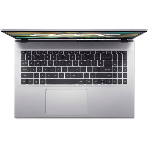 Laptop Acer Aspire 3 A315-59, 15.6 inch FHD IPS, Intel Core i7-1255U, 16GB DDR4, 1TB SSD, Intel Iris Xe, Pure Silver