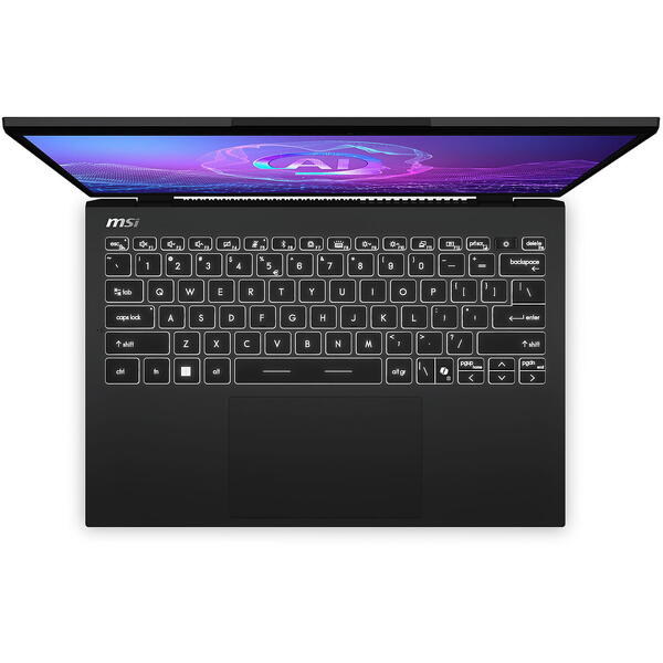Laptop MSI Prestige 13 AI+ Evo A2VMG, 13.3 inch 2.8K, Intel Core Ultra 7 258V, 32GB LPDDR5X, 1TB SSD, Intel Arc 140V, Win 11 Home, Stellar Gray