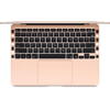Laptop MacBook Air 13 (Late 2020) with Retina True Tone, Apple M1 Chip Octa Core, 13.3 inch, 8GB RAM, 256GB SSD, Apple M1 7-core, Tastatura US, MacOS Big Sur, Gold