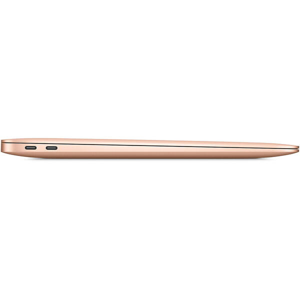 Laptop MacBook Air 13 (Late 2020) with Retina True Tone, Apple M1 Chip Octa Core, 13.3 inch, 8GB RAM, 256GB SSD, Apple M1 7-core, Tastatura US, MacOS Big Sur, Gold