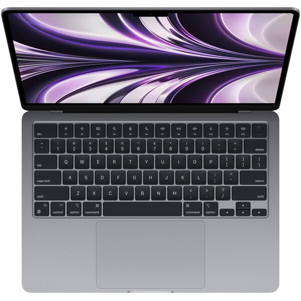 Laptop MacBook Air 13 with Liquid Retina, 13.6 inch, Apple M2 chip (8-core CPU), 24GB, 512GB SSD, Apple M2 10-core GPU, macOS Monterey, Space Grey, INT keyboard, 2022