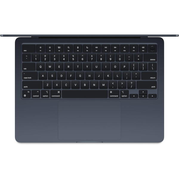 Laptop MacBook Air 13 with Liquid Retina (2024), 13.6 inch Apple M3 8-core, 8GB RAM, 256GB SSD, Apple M3 8-core Graphics, US KB, macOS, Midnight