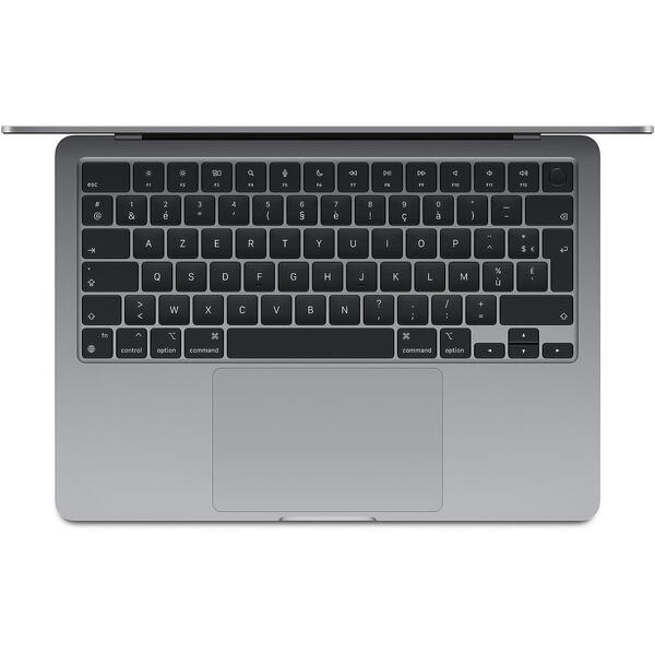 Laptop MacBook Air 13 with 16.6 inch Liquid Retina, Apple M3 chip (8-core CPU), 16GB, 512GB SSD, Apple M3 10-core GPU, macOS, Space Grey, INT keyboard, 2024
