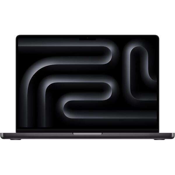 Laptop MacBook Pro 14 Liquid Retina XDR, 14.2 inch Apple M4 Max chip (16-core CPU), 64GB, 1TB SSD, Apple M4 Max 40-core GPU, macOS, Space Black, INT keyboard, 2024