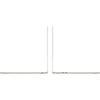 Laptop MacBook Air 13 with Liquid Retina, 13.6 inch Apple M3 chip (8-core CPU), 24GB, 512GB SSD, Apple M3 10-core GPU, macOS, Starlight, INT keyboard, 2024