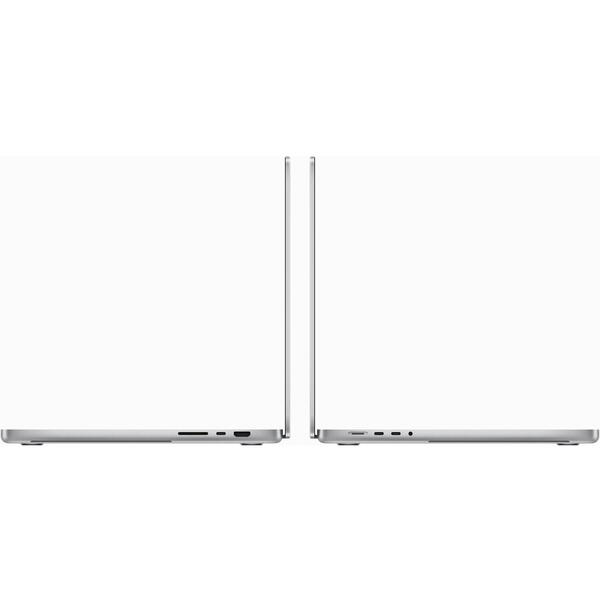 Laptop MacBook Pro 16 Liquid Retina XDR, 16.2 inch, Apple M3 Max chip (12-core CPU), 18GB RAM, 512GB SSD, Apple M3 Pro 18-core GPU, macOS Sonoma, Silver, INT keyboard, 2023