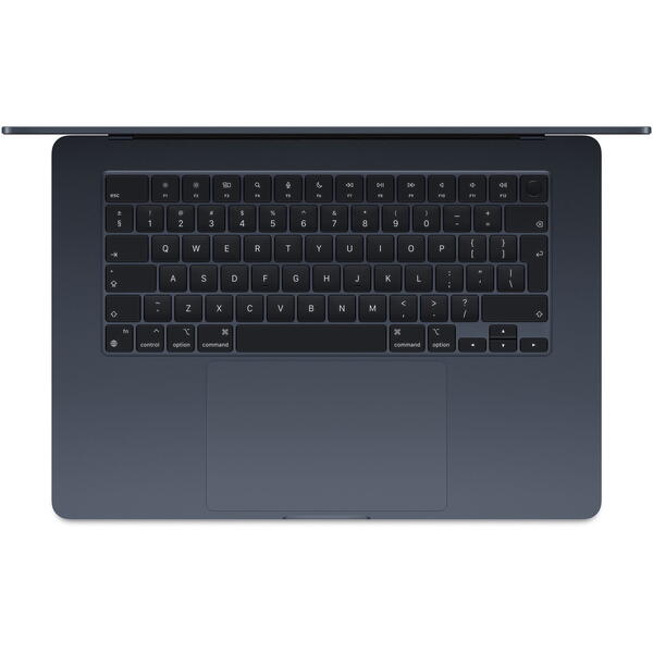 Laptop MacBook Air 15 with Liquid Retina, 15.3 inch Apple M3 chip (8-core CPU), 16GB, 256GB SSD, Apple M3 10-core GPU, macOS, Midnight, INT keyboard, 2024