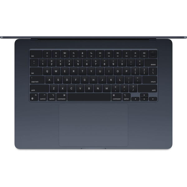 Laptop MacBook Air 15 with Liquid Retina, 15.3 inch Apple M3 chip (8-core CPU), 16GB, 512GB SSD, Apple M3 10-core GPU, macOS, Midnight, US keyboard, 2024