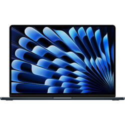 MacBook Air 15 with Liquid Retina, 15.3 inch Apple M3 chip (8-core CPU), 16GB, 512GB SSD, Apple M3 10-core GPU, macOS, Midnight, US keyboard, 2024