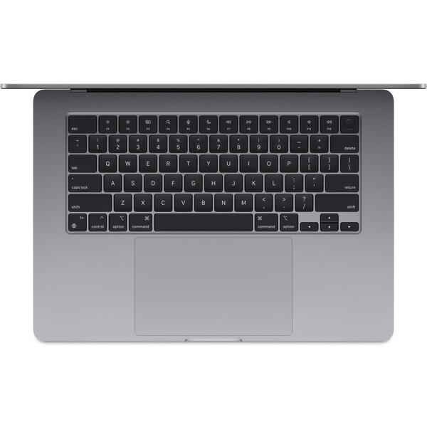 Laptop MacBook Air 15 with Liquid Retina, 15.3 inch Apple M3 chip (8-core CPU), 8GB, 512GB SSD, Apple M3 10-core GPU, macOS, Space Grey, 8US keyboard, 2024
