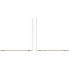 Laptop MacBook Air 15 with Liquid Retina, 15.3 inch Apple M3 chip (8-core CPU), 16GB, 512GB SSD, Apple M3 10-core GPU, macOS, Starlight, US keyboard, 2024