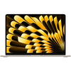 Laptop MacBook Air 15 with Liquid Retina, 15.3 inch Apple M3 chip (8-core CPU), 8GB, 512GB SSD, Apple M3 10-core GPU, macOS, Starlight, US keyboard, 2024