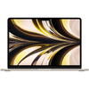 Laptop MacBook Air 13 with Liquid Retina, Apple M2 Octa Core, 13.6 inch, 8GB RAM, 256GB SSD, Apple M2 8 Core Graphics, US KB, macOS Monterey, Starlight, 2022
