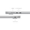 Laptop MacBook Air 15 with Liquid Retina, 15.3 inch Apple M3 chip (8-core CPU), 16GB, 512GB SSD, Apple M3 10-core GPU, macOS, Silver, INT keyboard, 2024