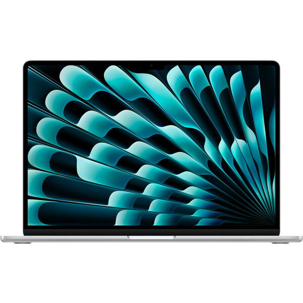 Laptop MacBook Air 15 with Liquid Retina, 15.3 inch Apple M3 chip (8-core CPU), 16GB, 512GB SSD, Apple M3 10-core GPU, macOS, Silver, INT keyboard, 2024