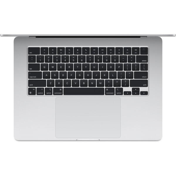 Laptop MacBook Air 15 with Liquid Retina, 15.3 inch Apple M3 chip (8-core CPU), 16GB, 512GB SSD, Apple M3 10-core GPU, macOS, Silver, INT keyboard, 2024