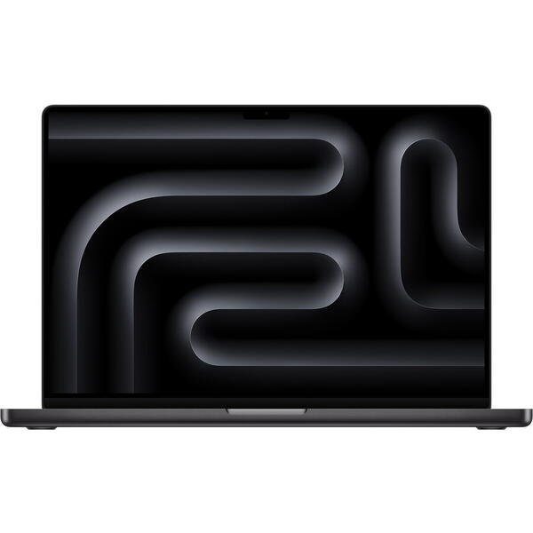 Laptop MacBook Pro 16 Liquid Retina XDR, 16.2 inch, Apple M3 Pro chip (12-core CPU), 18GB, 1TB SSD, Apple M3 Pro 18-core GPU, macOS Sonoma, Space Black, INT keyboard, 2023