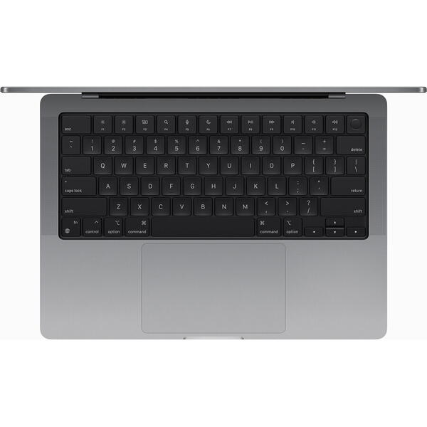 Laptop MacBook Pro 14 Liquid Retina XDR, 14.2 inch Apple M3 Max chip (8-core CPU), 8GB, 512GB SSD, Apple M3 Max 10-core GPU, macOS, Space Black, INT keyboard, 2023
