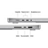 Laptop MacBook Pro 16 Liquid Retina XDR, 16.2 inch, Apple M3 Max chip (12-core CPU), 16GB RAM, 1TB SSD, Apple M2 Pro 19-core GPU, macOS Sonoma, Silver, US keyboard, 2023