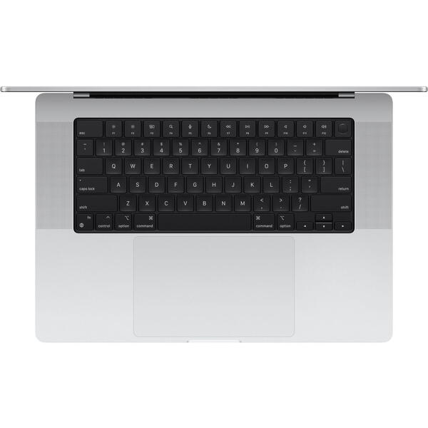 Laptop MacBook Pro 16 Liquid Retina XDR, 16.2 inch, Apple M3 Max chip (12-core CPU), 16GB RAM, 1TB SSD, Apple M2 Pro 19-core GPU, macOS Sonoma, Silver, US keyboard, 2023