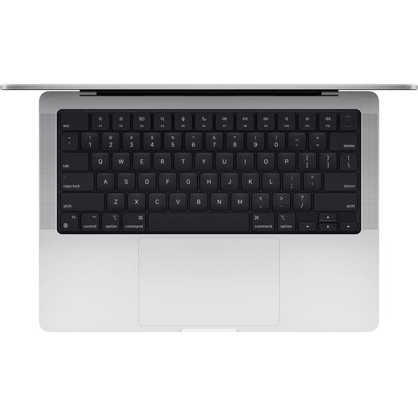 Laptop MacBook Pro 14 Liquid Retina XDR, 14.2 inch Apple M2 Pro chip (12-core CPU), 16GB, 1TB SSD, Apple M2 Pro 19-core GPU, macOS, Silver, US keyboard, 2023