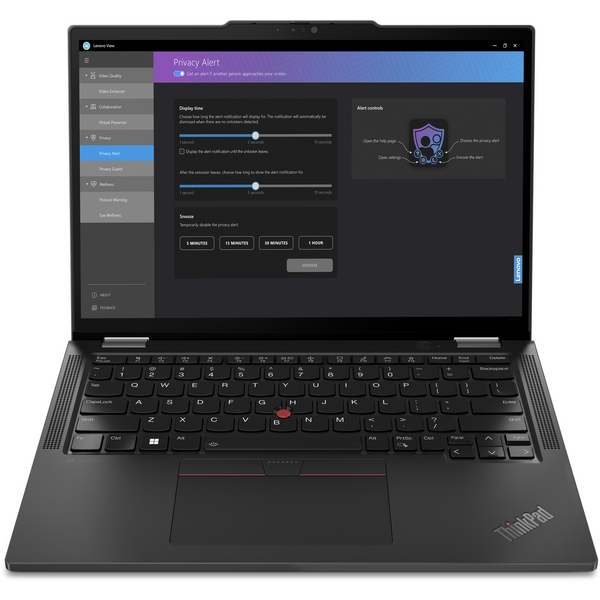 Laptop Lenovo ThinkPad X13 2-in-1 Gen 5, 13.3 inch WUXGA IPS Touch, Intel Core Ultra 7 155U, 32GB LPDDR5X, 1TB SSD, Intel Graphics, Win 11 Pro, Black