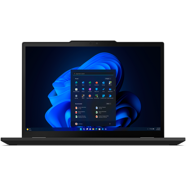 Laptop Lenovo ThinkPad X13 2-in-1 Gen 5, 13.3 inch WUXGA IPS Touch, Intel Core Ultra 7 155U, 32GB LPDDR5X, 1TB SSD, Intel Graphics, Win 11 Pro, Black