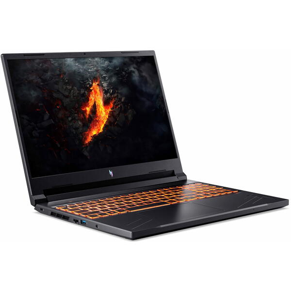 Laptop Acer Nitro V16 ANV16-71, 16 inch WUXGA IPS 165Hz, Intel Core i5 14450HX, 16GB DDR5, 512GB SSD, GeForce RTX 4050 6GB, Obsidian Black
