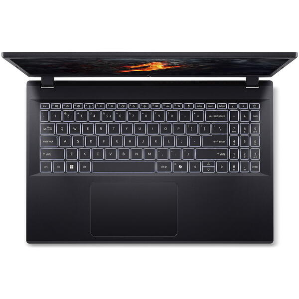 Laptop Gaming Acer Nitro V 15 ANV15-41, 15.6 inch FHD IPS 120Hz, AMD Ryzen 5 7535HS, 16GB DDR5, 512GB SSD, GeForce RTX 4050 6GB, Obsidian Black