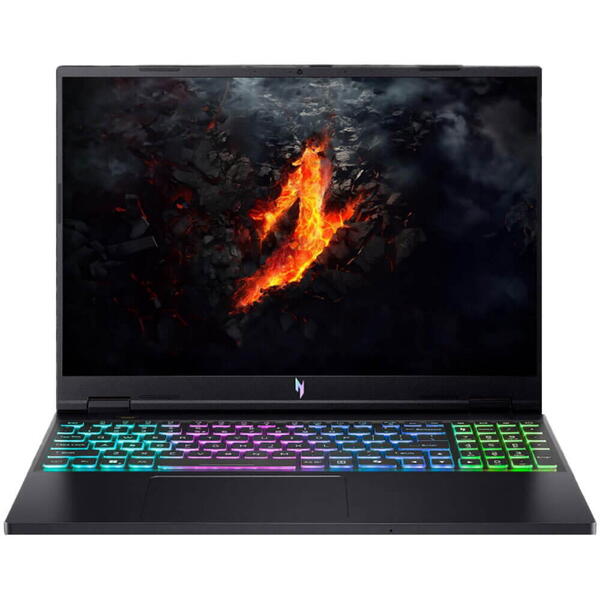Laptop Gaming Acer Nitro 16 AN16-73, 16 inch WUXGA IPS 165Hz, Intel Core i7 14650HX, 16GB DDR5, 1TB SSD, GeForce RTX 4060 8GB, Obsidian Black
