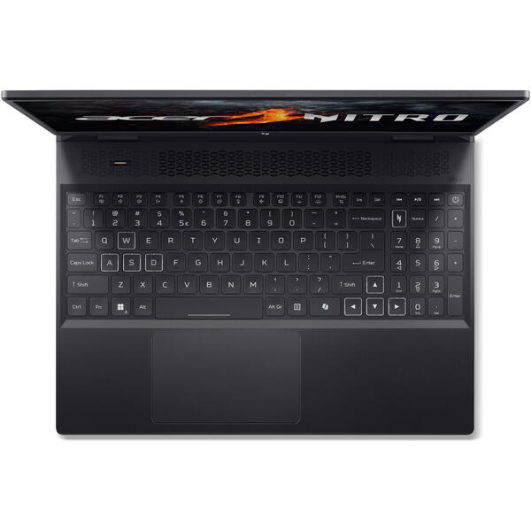 Laptop Gaming Acer Nitro 16 AN16-73, 16 inch WUXGA IPS 165Hz, Intel Core i7 14650HX, 16GB DDR5, 1TB SSD, GeForce RTX 4060 8GB, Obsidian Black