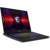 Laptop MSI Sword 17 HX B14VGKG, 17 inch FHD+ 165Hz, Intel Core i7 14700HX, 16GB DDR5, 1TB SSD, GeForce RTX 4070 8GB, Cosmos Gray