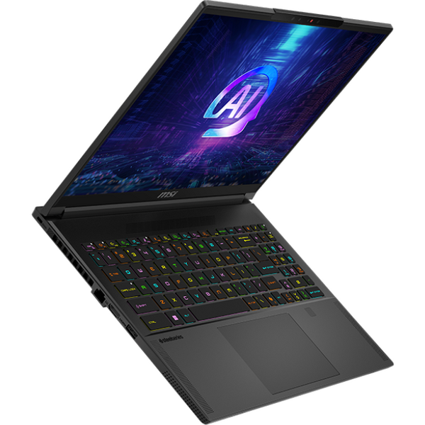 Laptop MSI Stealth A16 AI+ A3XVFG, 16 inch QHD+ 240Hz, AMD Ryzen AI 9 HX 370, 32GB LPDDR5X, 1TB SSD, Geforce RTX 4060 8GB, Win 11 Home, Core Black