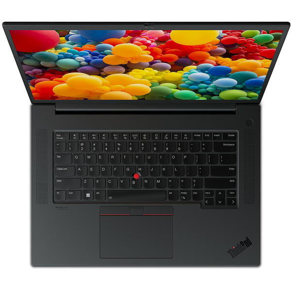 Laptop Lenovo ThinkPad P1 Gen 5, 16 inch WQXGA IPS 165Hz, Intel Core i9-12900H, 16GB DDR5, 512GB SSD, nVidia RTX A5500 16GB, Win 11 Pro, Black