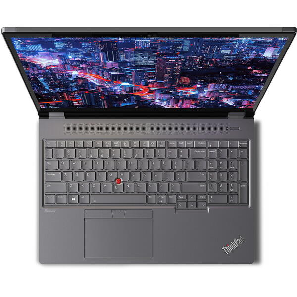 Laptop Lenovo ThinkPad P16 Gen 2, 16 inch WQXGA IPS 165Hz, Intel Core i9-13980HX, 32GB DDR5, 1TB SSD, RTX 2000 Ada 8GB, Win 11 Pro, Storm Grey
