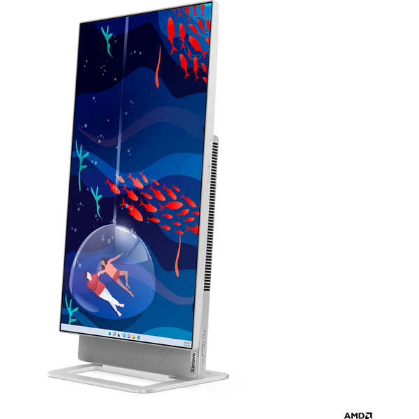 All in One PC Lenovo Yoga 7 27APH8, 27 inch QHD IPS, Procesor AMD Ryzen 7 8845HS 3.8GHz, 32GB RAM, 1TB SSD, GeForce RTX 4050 6GB, Camera Web