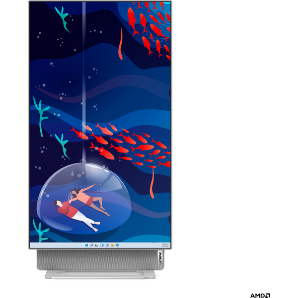 All in One PC Lenovo Yoga 7 27APH8, 27 inch QHD IPS, Procesor AMD Ryzen 7 8845HS 3.8GHz, 32GB RAM, 1TB SSD, GeForce RTX 4050 6GB, Camera Web