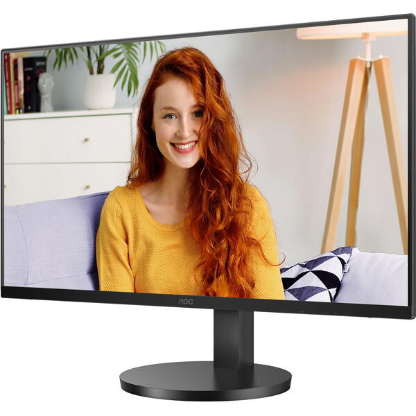 Monitor LED AOC U27B3AF 27 inch UHD IPS 4 ms 60 Hz Negru