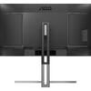 Monitor LED AOC U27U3CV 27 inch UHD IPS 4 ms 60 Hz USB-C HDR Negru